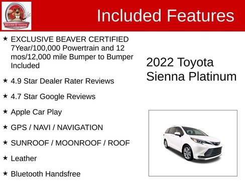 Used 2022 Toyota Sienna Platinum image 4