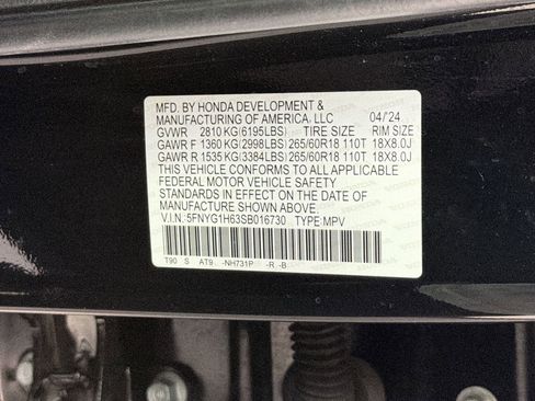 Certified 2025 Honda Pilot TrailSport image 19