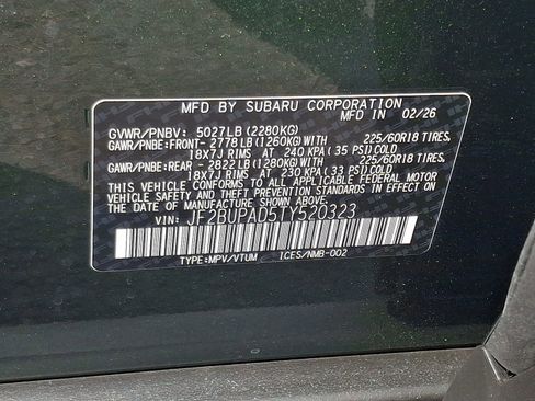 New 2026 Subaru Outback Premium AWD/4WD image 11