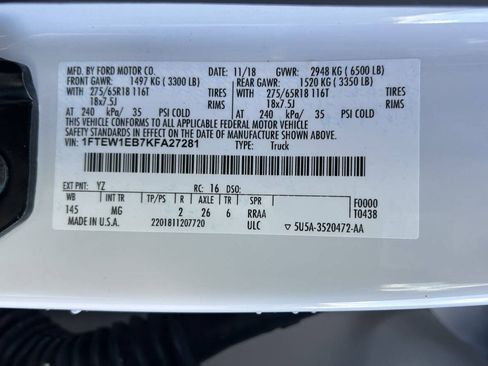 Used 2019 Ford F150 XLT w/ Equipment Group 302A Luxury image 14