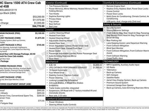 Used 2019 GMC Sierra 1500 AT4 w/ AT4 Premium Package AWD/4WD image 6