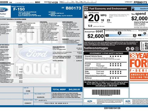 Used 2015 Ford F150 XLT w/ Equipment Group 302A Luxury image 11