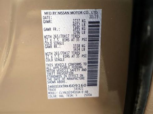 Used 2024 Nissan Frontier PRO-4X w/ Pro Premium Package image 41