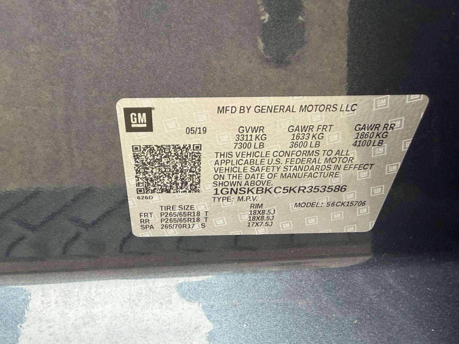 Used 2019 Chevrolet Tahoe LT w/ Off-Road Package AWD/4WD image 36