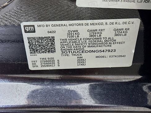 Used 2022 GMC Sierra 1500 Elevation w/ Elevation Premium Package AWD/4WD image 37