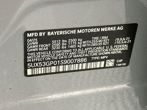 Used 2025 BMW X3 xDrive30i w/ M Sport Package AWD/4WD image 12