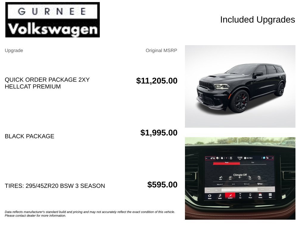 Used 2024 Dodge Durango SRT Hellcat AWD/4WD image 4