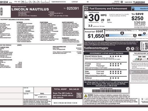 New 2026 Lincoln Nautilus Reserve image 24