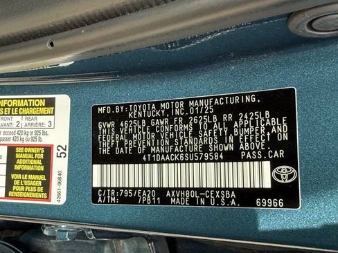 Used 2025 Toyota Camry SE w/ Multimedia Upgrade Package FWD image 35