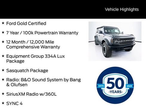 Certified 2022 Ford Bronco Badlands image 6