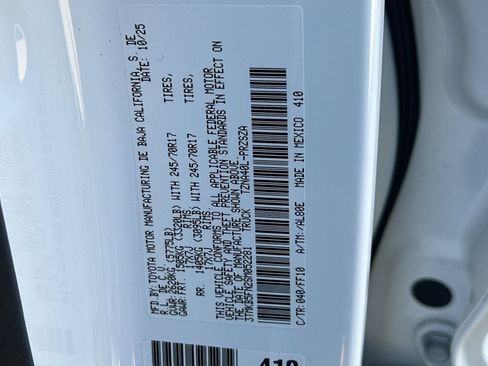 New 2025 Toyota Tacoma SR5 image 33