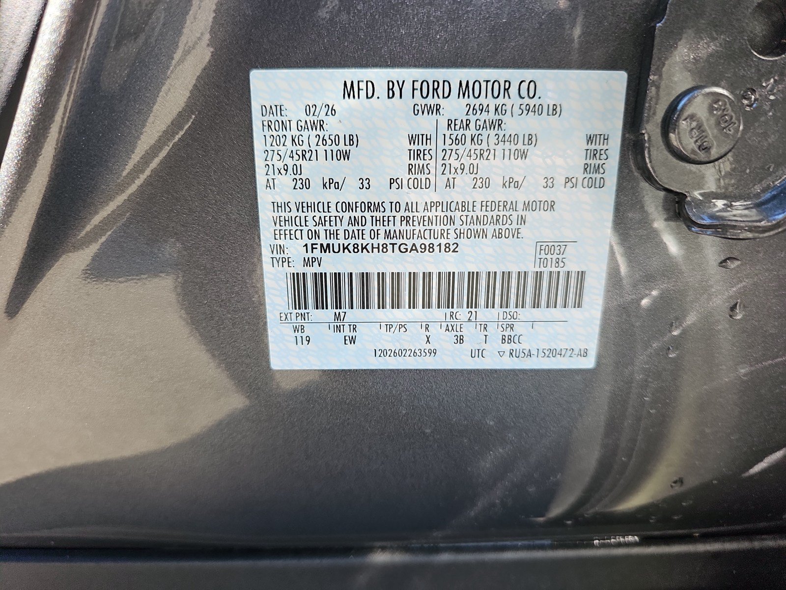 Used 2026 Ford Explorer ST-Line w/ ST-Line Street Pack AWD/4WD image 29