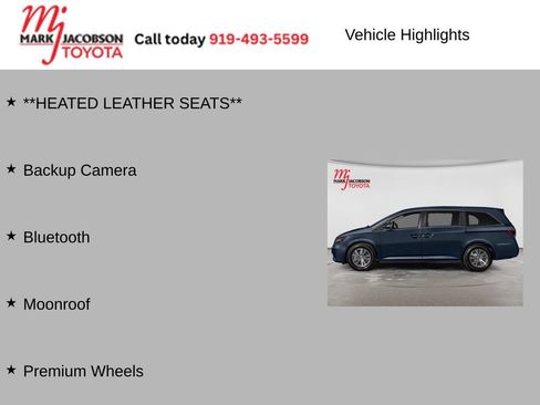 Used 2016 Honda Odyssey EX-L image 5