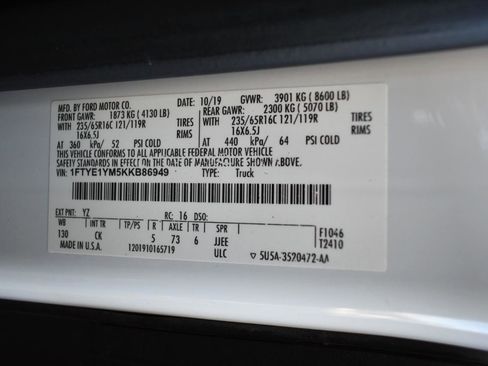 Used 2019 Ford Transit 150 130 Low Roof image 42