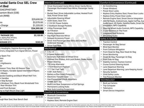 Used 2023 Hyundai Santa Cruz SEL w/ Activity Package AWD/4WD image 2