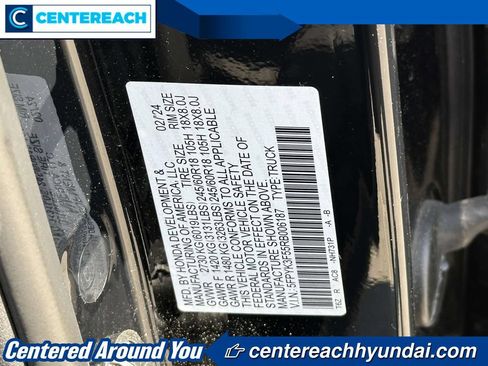 Used 2024 Honda Ridgeline RTL image 19