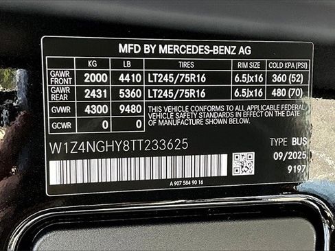 New 2026 Mercedes-Benz Sprinter 2500 image 16