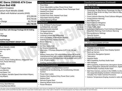 Used 2026 GMC Sierra 2500 AT4 AWD/4WD image 6