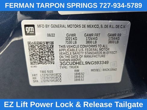 Certified 2022 Chevrolet Silverado 1500 ZR2 w/ Technology Package image 24