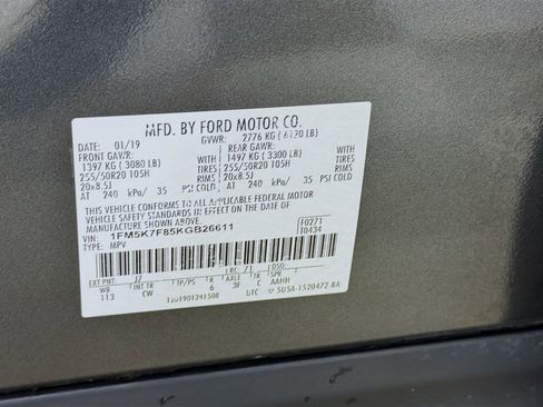 Used 2019 Ford Explorer Limited w/ Class III Trailer Tow Package image 36