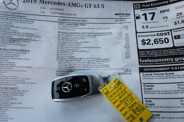 Used 2019 Mercedes-Benz AMG GT 63 S image 91