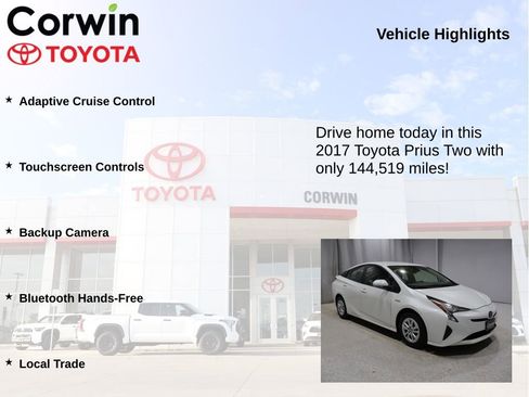 Used 2017 Toyota Prius Two image 6