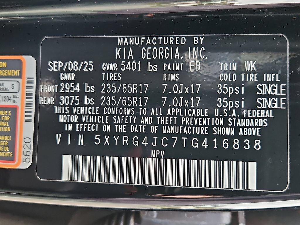Certified 2026 Kia Sorento LX FWD image 27