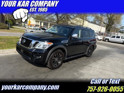 Used 2017 Nissan Armada Platinum w/ Captain Seat Package AWD/4WD image 1