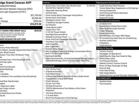 Used 2015 Dodge Grand Caravan American Value Package w/ UConnect Hands-Free Group image 18