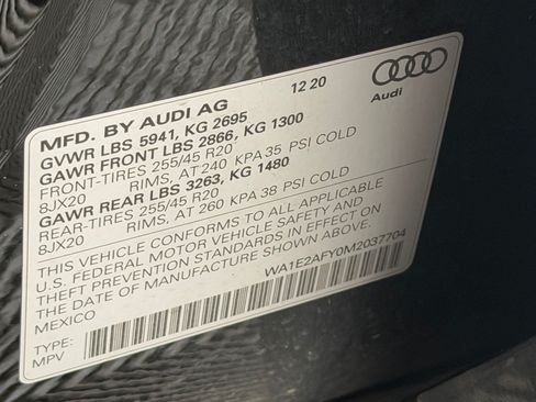 Used 2021 Audi Q5 e Premium Plus w/ Premium Plus Package AWD/4WD image 27