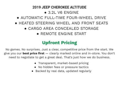 Used 2019 Jeep Cherokee Latitude Plus