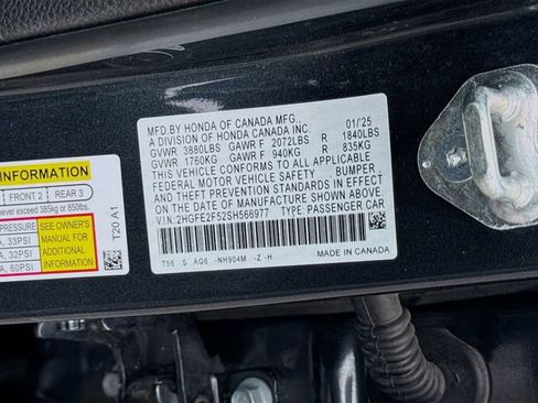 Used 2025 Honda Civic Sport image 18