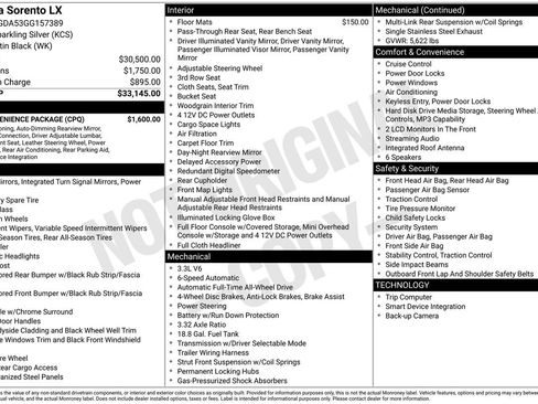 Used 2016 Kia Sorento LX w/ LX Convenience Package image 42