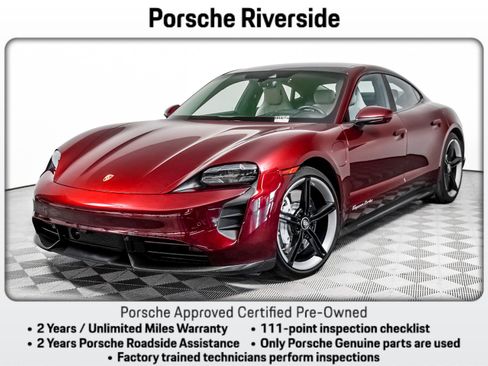 Certified 2021 Porsche Taycan Turbo AWD/4WD image 1