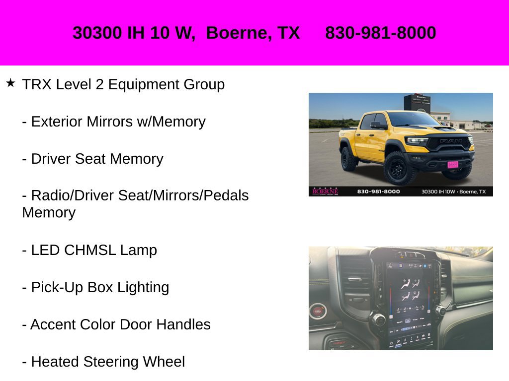 Used 2023 RAM 1500 TRX w/ TRX Level 2 Equipment Group AWD/4WD image 35