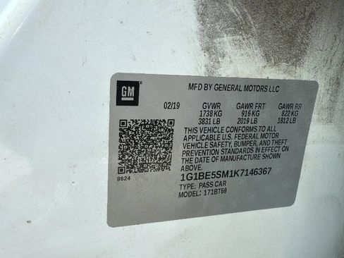 Used 2019 Chevrolet Cruze LT w/ LT Fleet Convenience Package FWD image 36