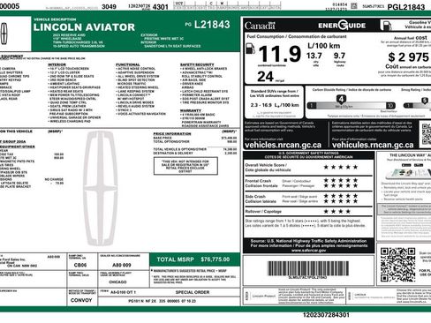 Used 2023 Lincoln Aviator Reserve image 3