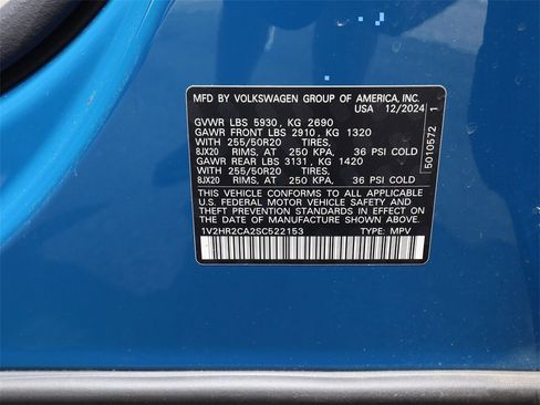 New 2025 Volkswagen Atlas SE image 26