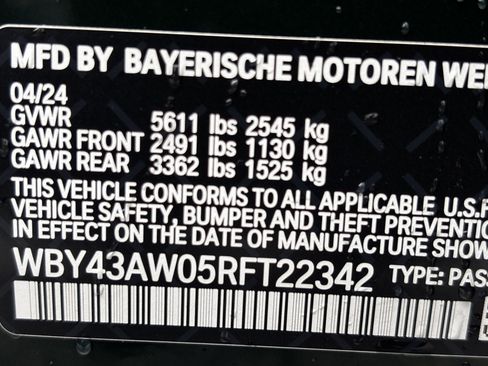 Used 2024 BMW i4 eDrive35 w/ Convenience Package RWD image 34