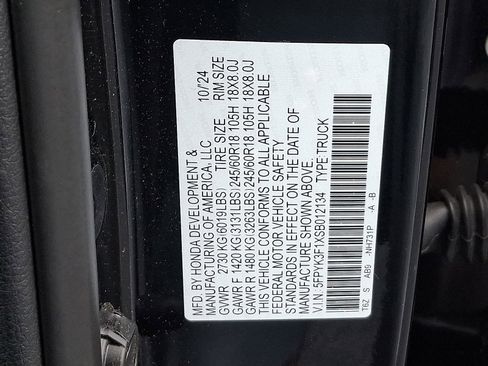 Used 2025 Honda Ridgeline Sport image 26