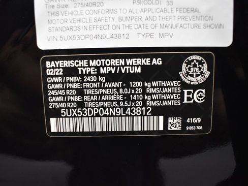 Used 2022 BMW X3 xDrive30i AWD/4WD image 16
