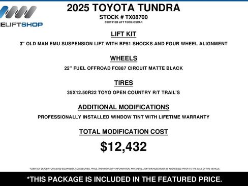 Used 2025 Toyota Tundra 1794 Edition AWD/4WD image 2