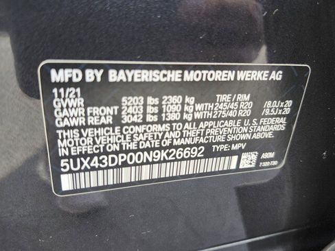 Used 2022 BMW X3 sDrive30i w/ M Sport Package 2 image 42