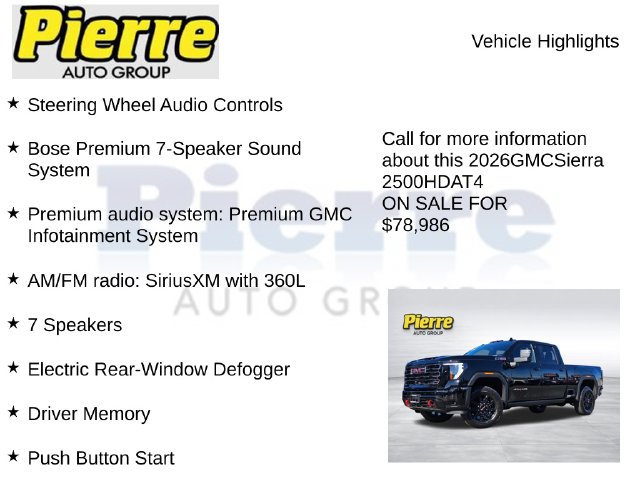 Used 2026 GMC Sierra 2500 AT4 w/ Max Trailering Package AWD/4WD image 15