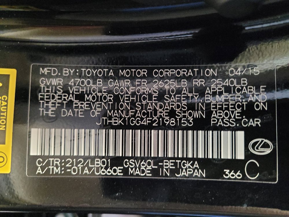 Used 2015 Lexus ES 350 w/ Luxury Package FWD image 33