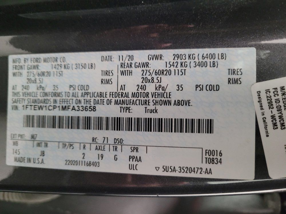 Used 2021 Ford F150 XL w/ STX Appearance Package RWD image 33