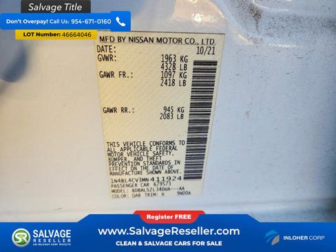 Used 2021 Nissan Altima 2.5 SR image 16