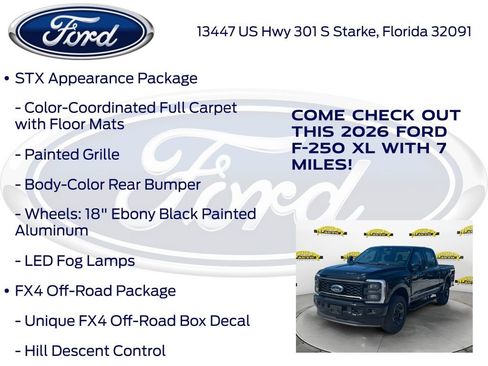 New 2026 Ford F250 XL w/ STX Appearance Package image 15