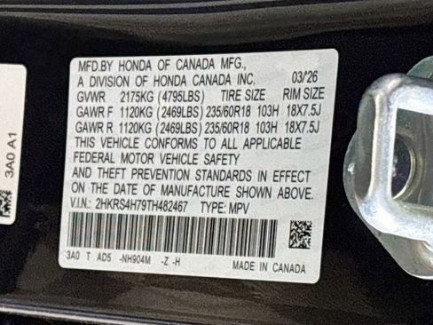 New 2026 Honda CR-V EX-L image 25