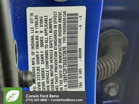 Used 2016 Honda Civic EX image 30